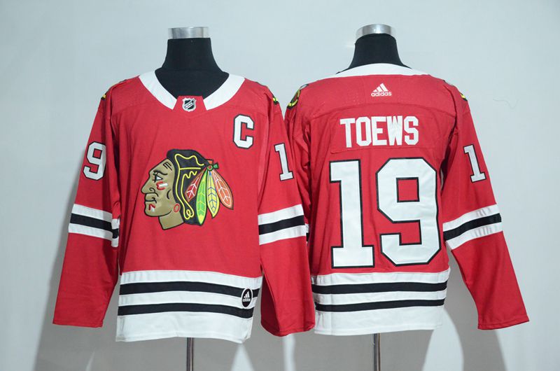 2017 Chicago Blackhawks #19 Toews red Adidas jerseys->chicago blackhawks->NHL Jersey